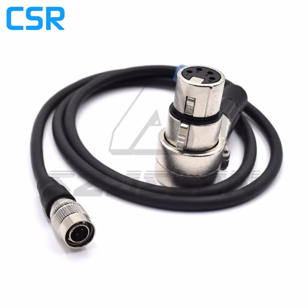 Sony/ ARRI AMIRA camera Hirose 4 pin 12V Выходная мощность к xlr для Panasonic/ tvlogic 075/170A кабель питания