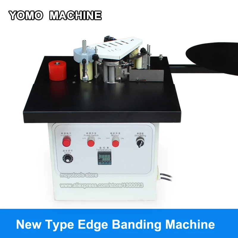 

Automatic strip break edge banding Machine double sided glue woodworking edge bander pvc cut itself