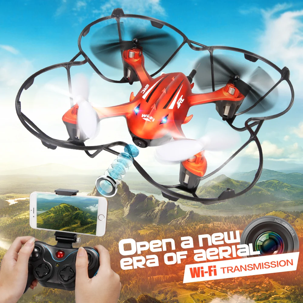 Buy Cheap 2016 Newest! Mini Drone JJRC H6W Real Time Video FPV Quadcopte RC Toys Dron With 2MP Hd Wifi Camera RC Helicopter Vs MJX X600