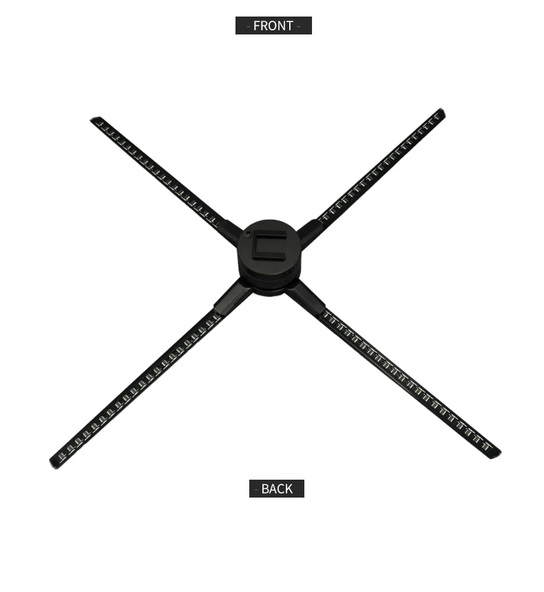 Z3 advertising small fans Hologram display 3D LED fan light