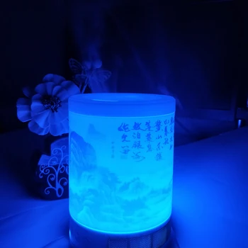 

FOOANG Bluetooth speakers air humidifier ultrasonic wireless Speaker humidification lights Mood lamp multifunction TF music call