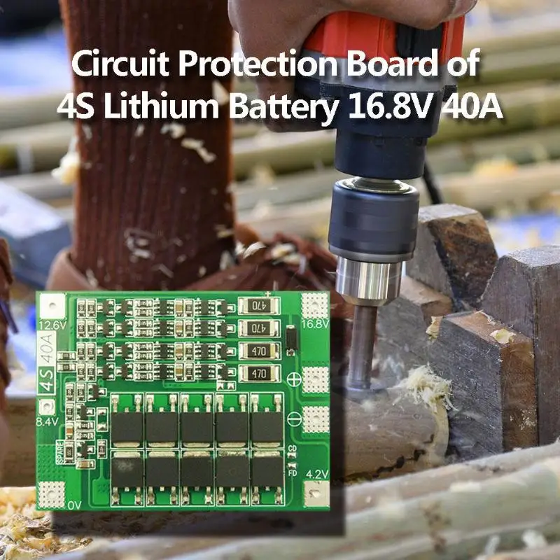 4S 16,8 V 18650 зарядное устройство литиевая батарея схема защиты платы балансировки