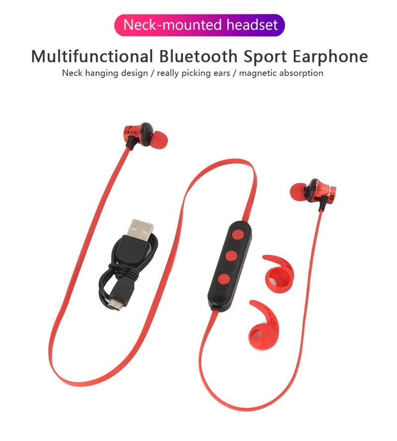 XT-22 Bluetooth наушники спортивные Беспроводные наушники Поддержка TF/SD карты стерео гарнитура с микрофоном для xiaomi iphone телефон