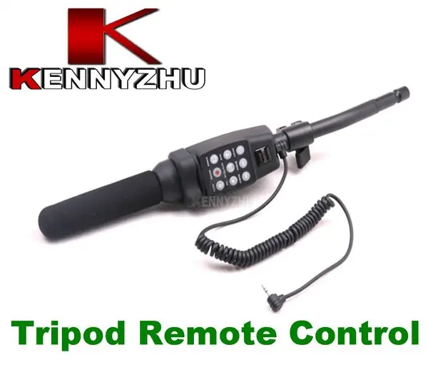 Pro Fluid Drag Video Tripod Remote Control Handle Rm25x For Video Camera Camcorder Canon Sony
