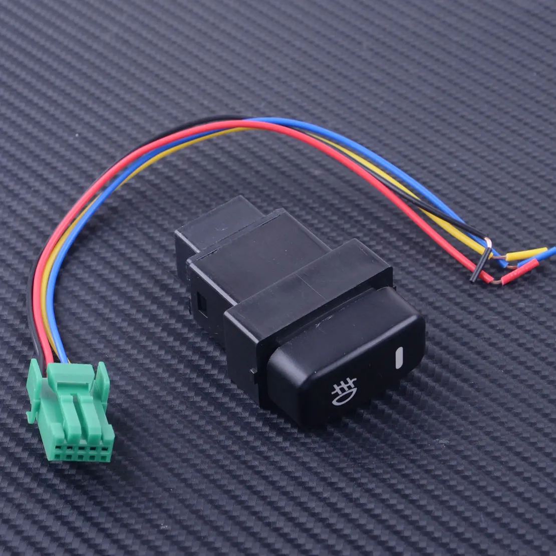 

DWCX 18cm 5Pin Black LED Fog Light ON-OFF Push Button Switch Fit For Mitsubishi Eclipse Galant Lancer L200 2008 2009 2010 2011