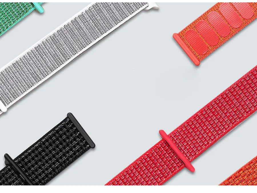 Ремешок для apple watch band 44 мм correa apple watch 5 4 band 3 2 iwatch band 42 мм 38 мм 40 мм спортивный нейлоновый браслет