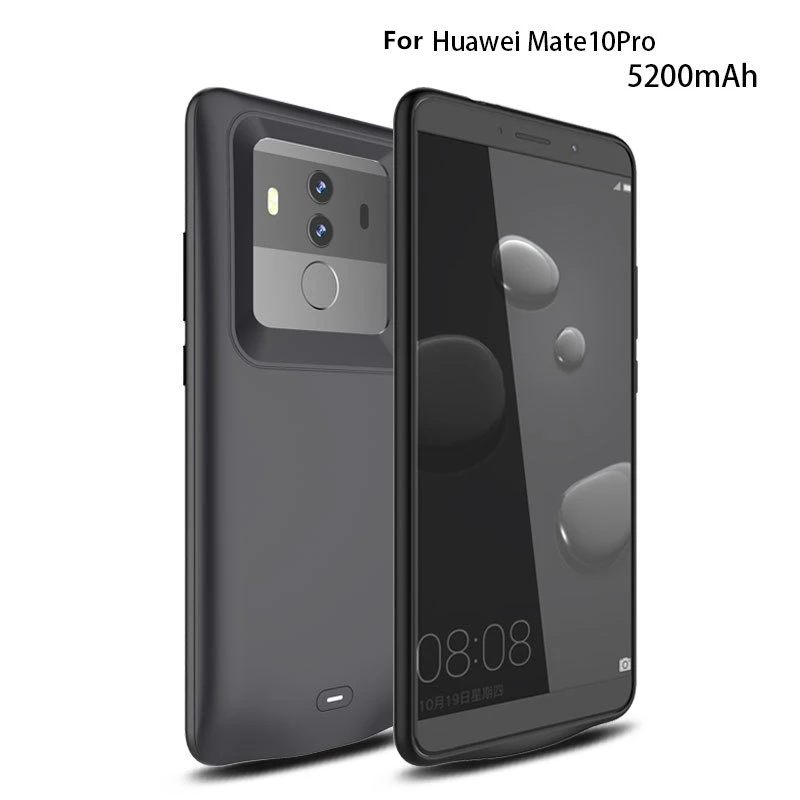 Для HUAWEI Mate 10 Pro Чехол для аккумулятора 5200 мАч Внешний аккумулятор зарядное