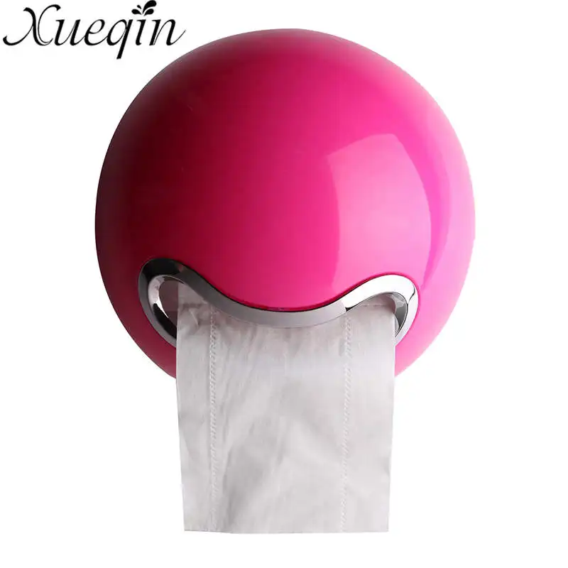 

Xueqin 1 PC Wall Mounted Paper Holders Bathroom Toilet Paper Roll Holder Tissue Rolling Paper Holder Box