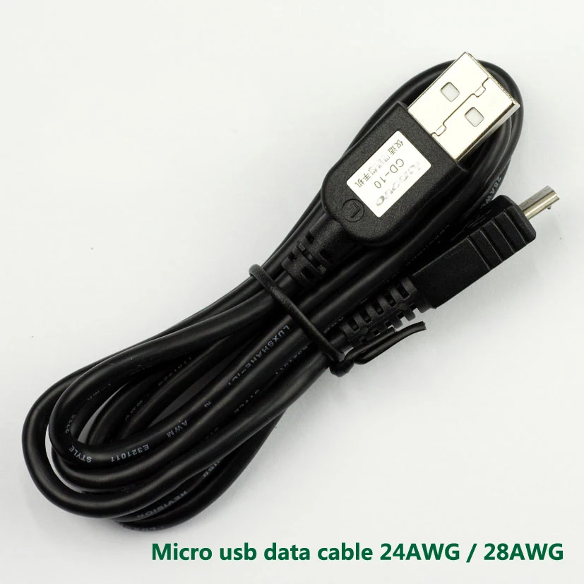 

micro USB data cable 24AWG/28AWG double shielded 1 m wholesale