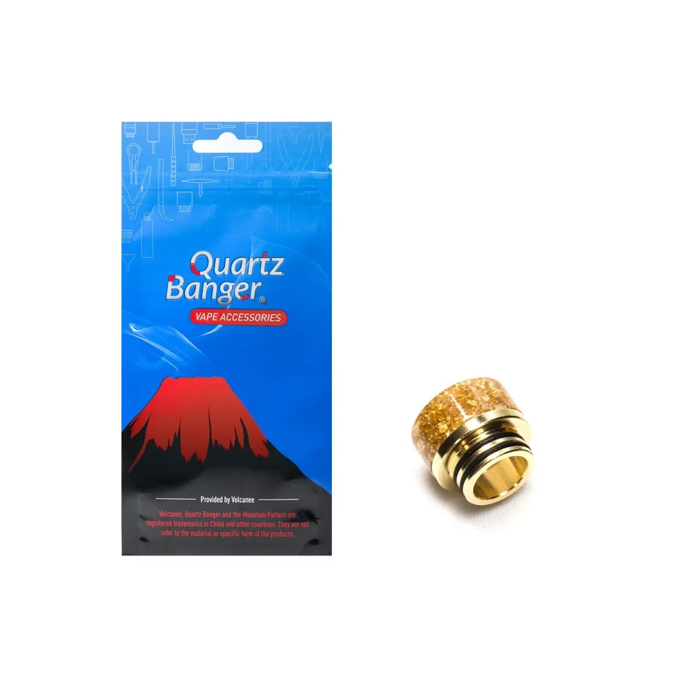 Quartz Banger 1 шт./лот капельный наконечник 810 золотой регулируемый поток воздуха для RDA
