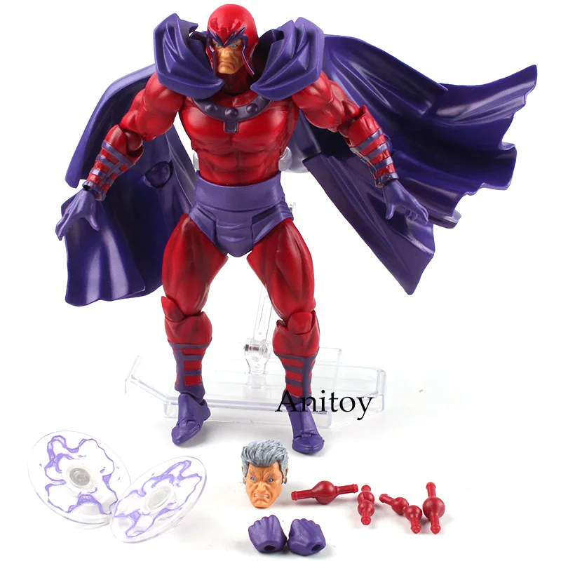 Marvel Comics X-Для мужчин Мстители Магнето Figma серии № 006 ПВХ X Для мужчин Amazing Ямагучи статуэтки коллекционные модели игрушки