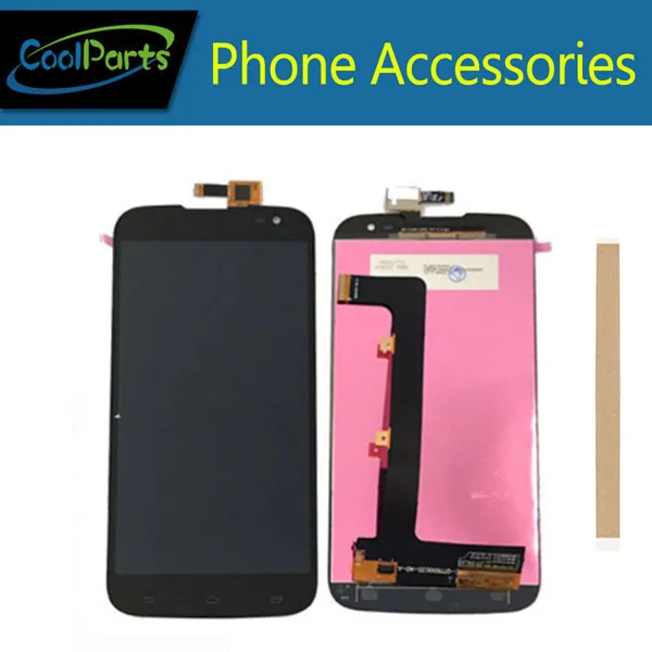 

1PC/Lot High Quality For Saga S3 LCD Display Screen And Touch Screen Digitizer Assembley Replacement Black Color With Tape