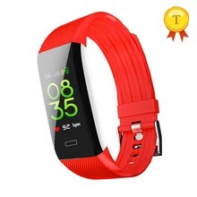 Новейшая модель; smartband цветной экран IP67 водонепроницаемый сообщение напоминание USB зарядка разных цветная повязка браслет