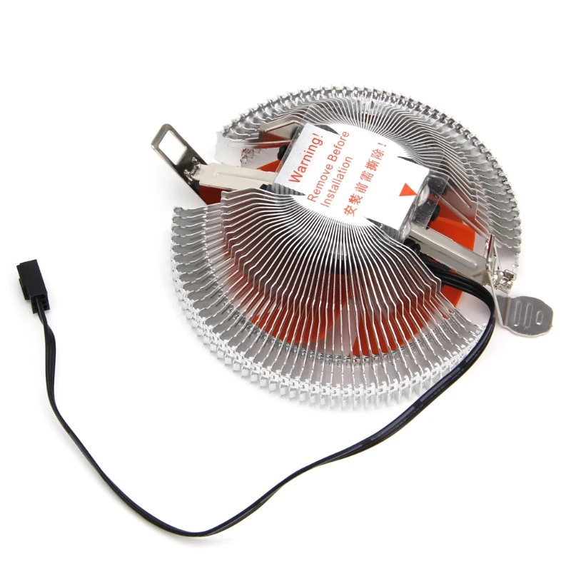 2200 rpm وحدة المعالجة المركزية هادئة مروحة مسند تبريد للاب توب مدمج به مكبر صوت غرفة تبريد ل إنتل LGA775/1155 AMD AM2/3 انخفاض الشحن دعم