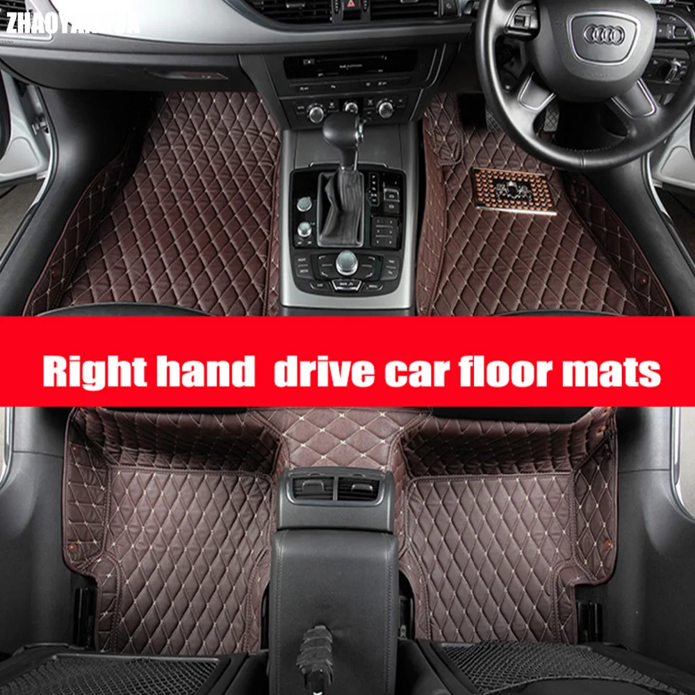 ZHAOYANHUA Right hand drive car car floor mats for Lexus XE30 IS 200t
