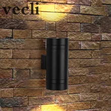 Вверх вниз светодиодный светильник Wandlamp Exterieur Buiten Tuinhuisje Decoratie Veranda licht водонепроницаемый IP54 Tuin wandkandelaars AC 85V