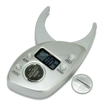 

50mm digital body fat caliper skinfold caliper body fat analyzer, 5pcs/lot! PLICOMETRO