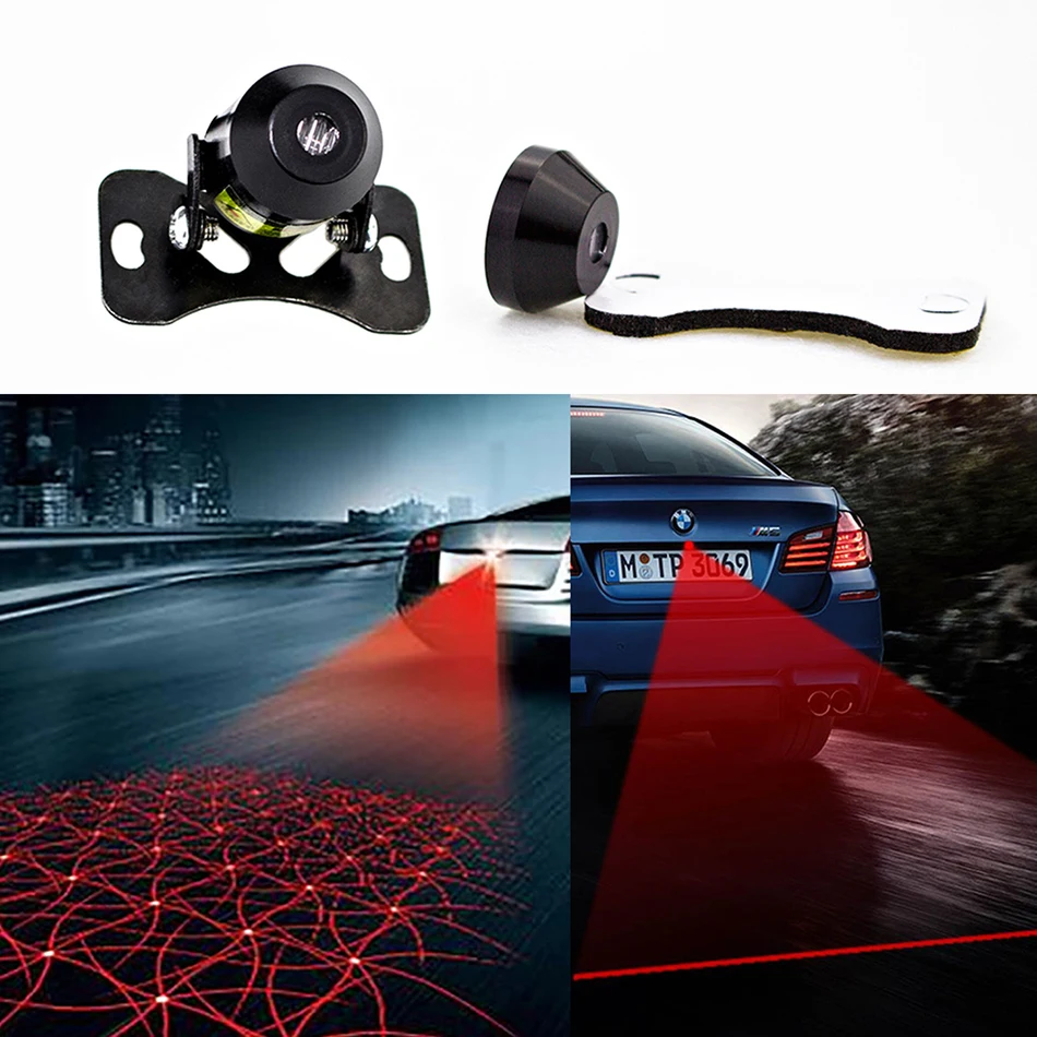 12V 24V Anti Fog Anti Collision Rear End Car motorcycle Laser Led Car
