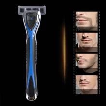 Bfaccia Прямая Новое 1 лезвие держатель+ 1 лезвие головы мужское лезвие ручное бритье из нержавеющей стали Горячая