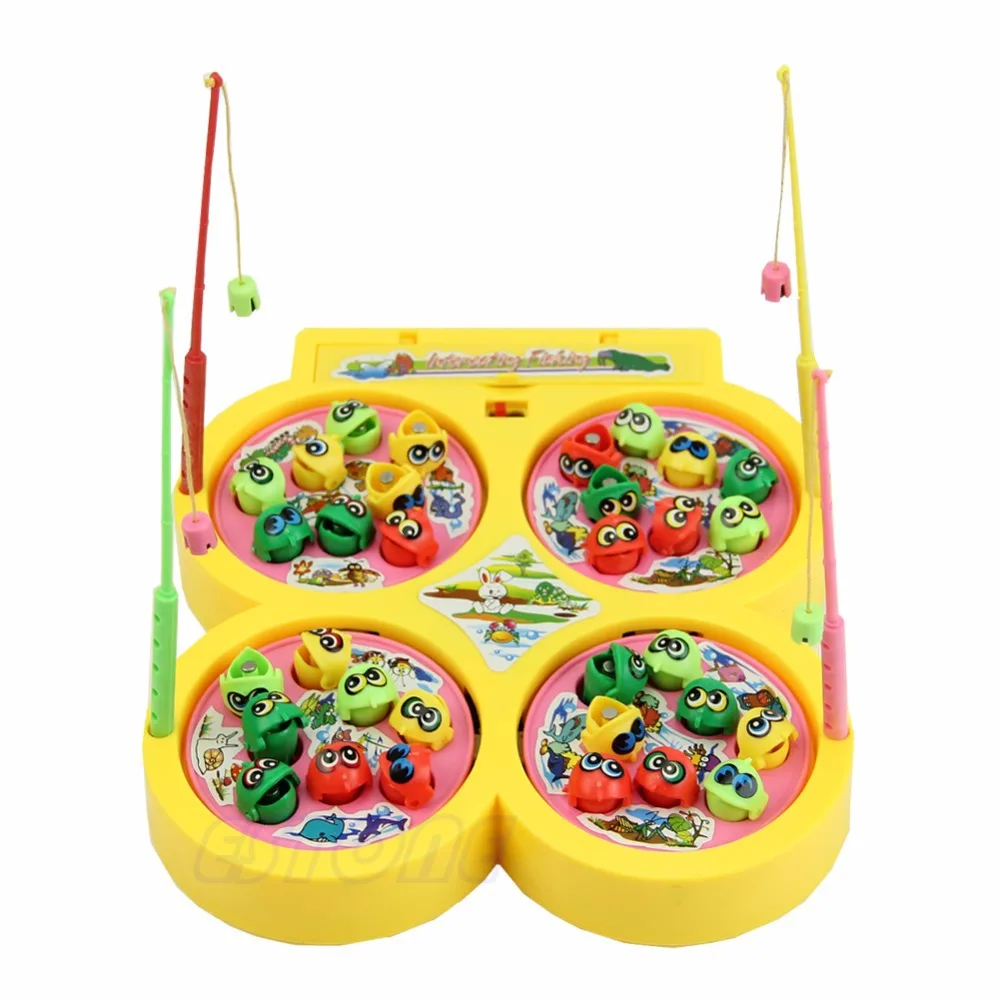 

Electric Rotating Magnetic Magnet Fish Kid Child Educational Toy Go Fishing Game Children Playthings