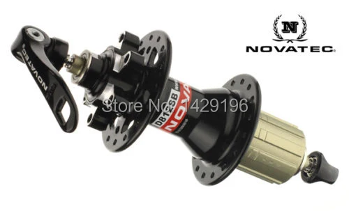 NOVATEC диск для горного велосипеда втулка задняя D812SB 28/32 отверстия черный красный