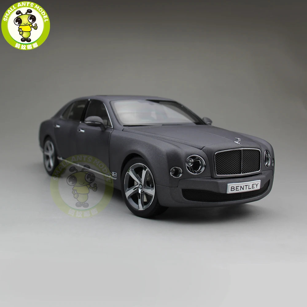 1/18 Kyosho Bentley Mulsanne скоростная литая металлическая модель автомобиля игрушка для мальчиков и девочек Коллекция подарков хобби матовый черный