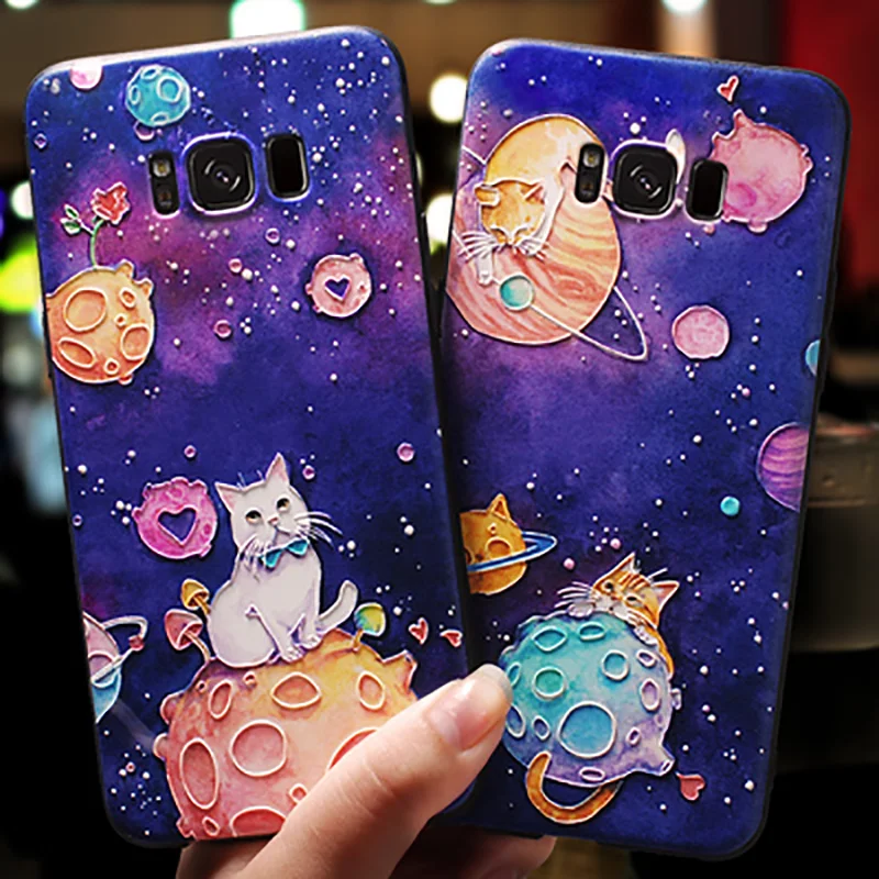 

3D Relief For Samsung Galaxy M10 M20 M30 S10e G530 J3 J2 J5 Prime A30 A40 A50 A70 A3 A5 A6 A7 2016 2017 A8 2018 Note 9 8 4 Case