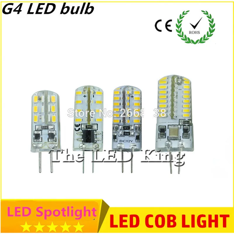 Бесплатная доставка 3 Вт 9 12 G4 led SMD3014 24 48 64LED S AC В g 4 Точечный светильник