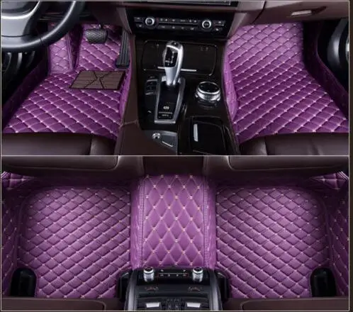 Подходит для Toyota Camry 2012- автомобильные коврики ковры Водонепроницаемые колодки автомат - Название цвета: 2