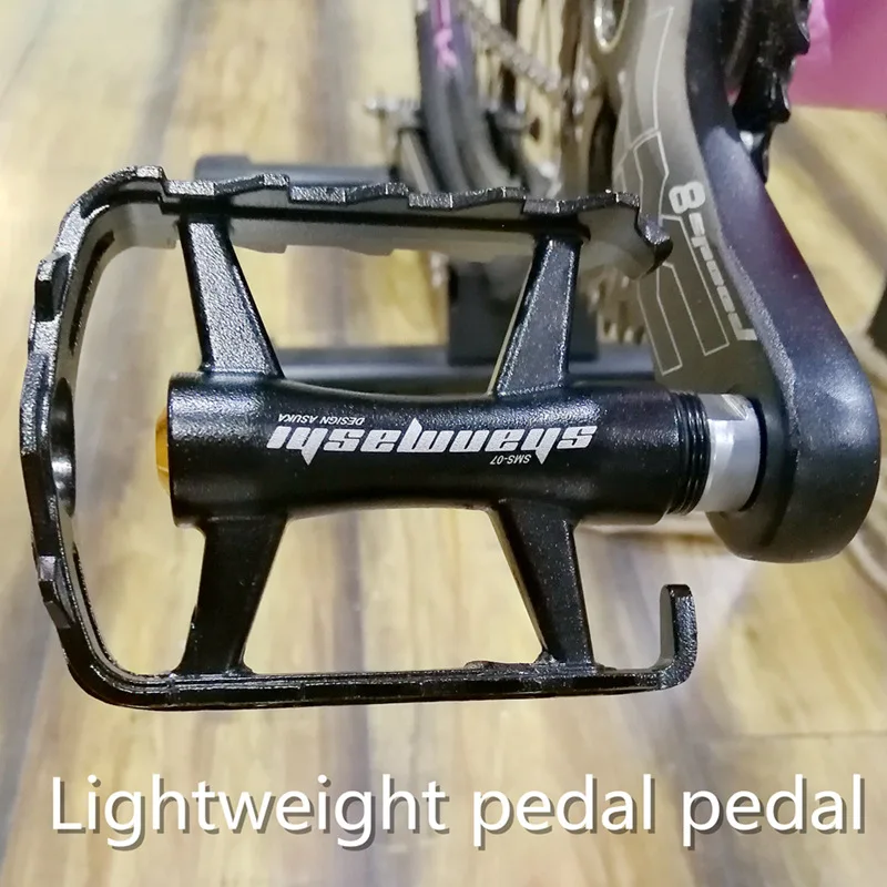 Сверхлегкие велосипедные педали MTB, подшипник из алюминиевого сплава, педали 91*71*24 мм, 314 г, велосипедные аксессуары Shanmashi
