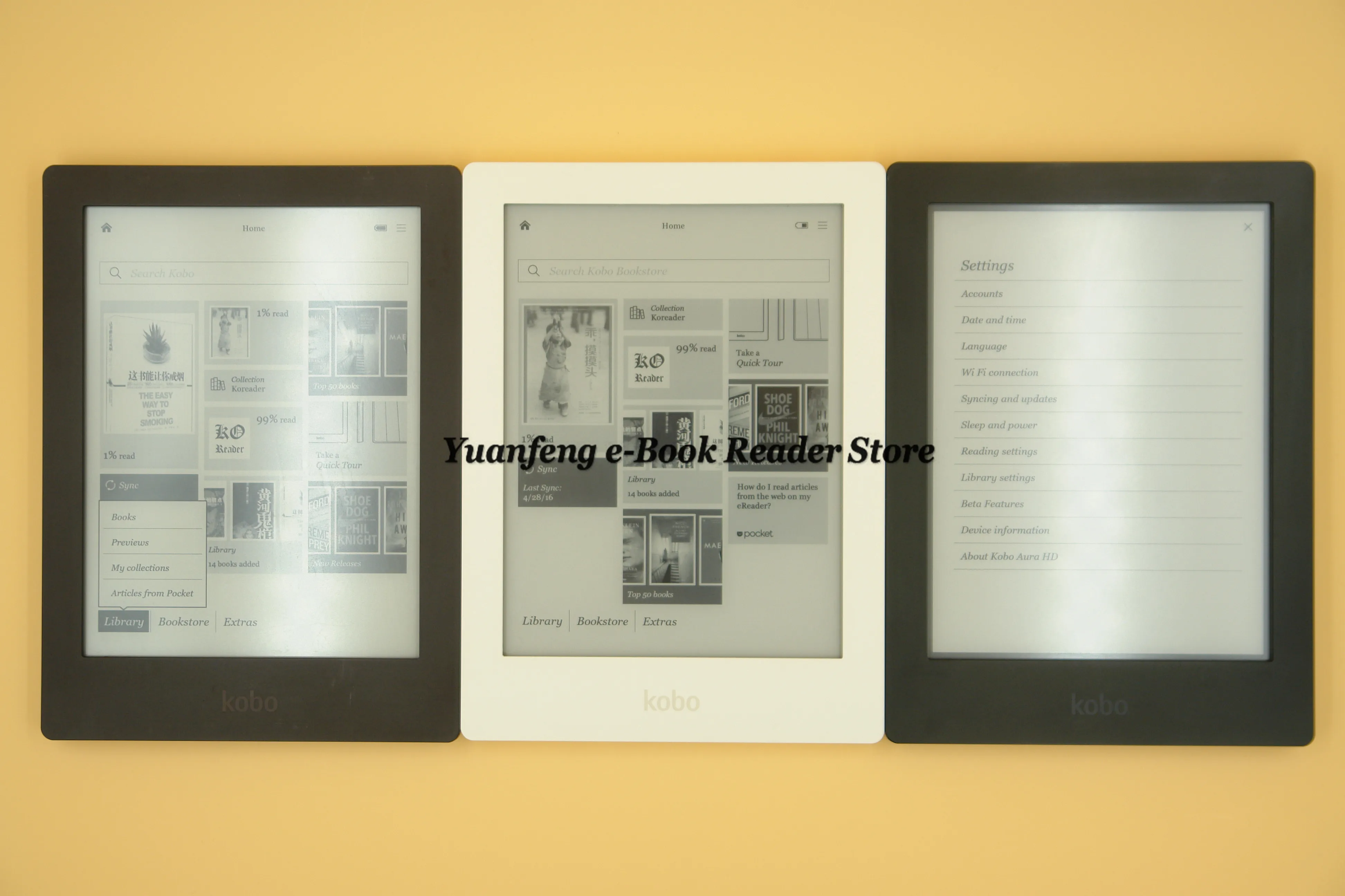 Электронная книга Kobo Aura HD читалка 6,8 дюймов 1440x1080 сенсорный экран электронная книга читатель e-ink передний свет электронные книги ридер