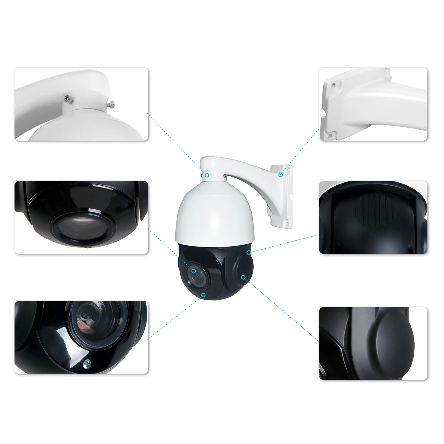 1200TVL HD 30X зум PTZ скорость 360 градусов наружная домашняя CCTV камера ночного