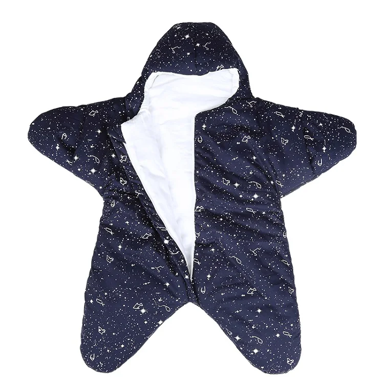 Insular/Новое поступление, спальный мешок для малышей с изображением морской звезды, зимний детский спальный мешок, теплая прогулочная коляска, спальный мешок, одеяло, спальные мешки - Цвет: Navy Blue