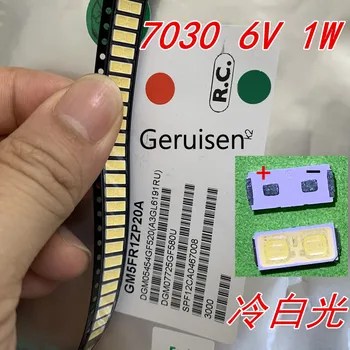

100PCS For SHARP LED TV Application LED Backlight High Power LED 1W 6V 7030 Cool white LCD Backlight for TV