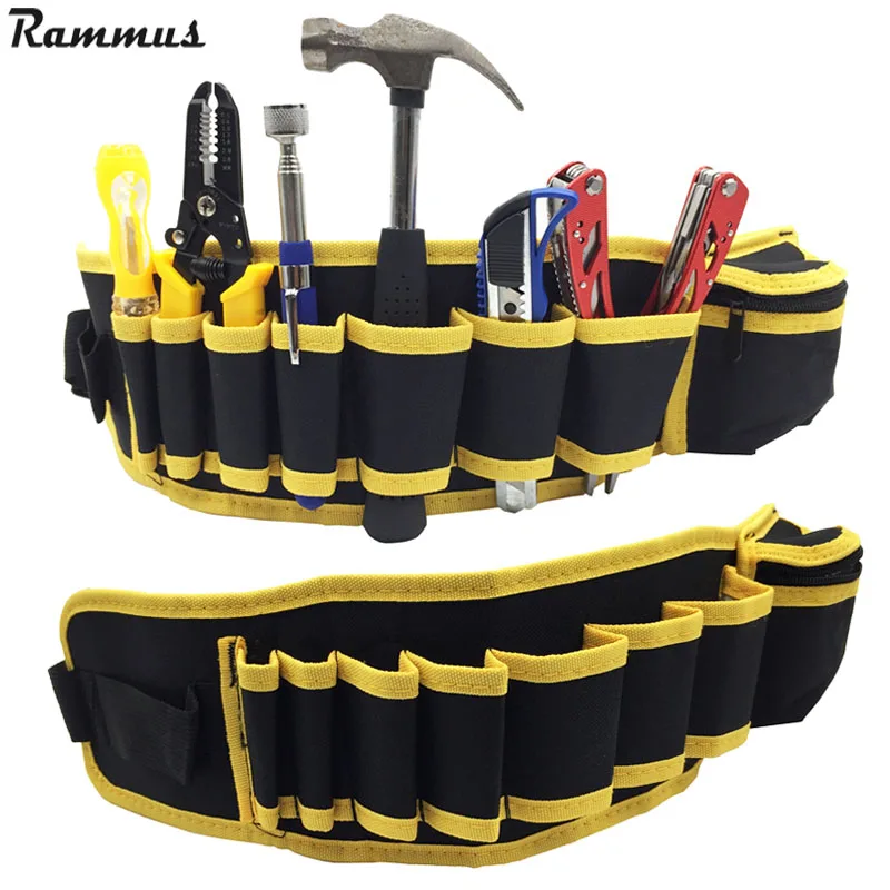 High Quality Waist Carpenter Hammer Tool Bag Pockets Electrician Tool