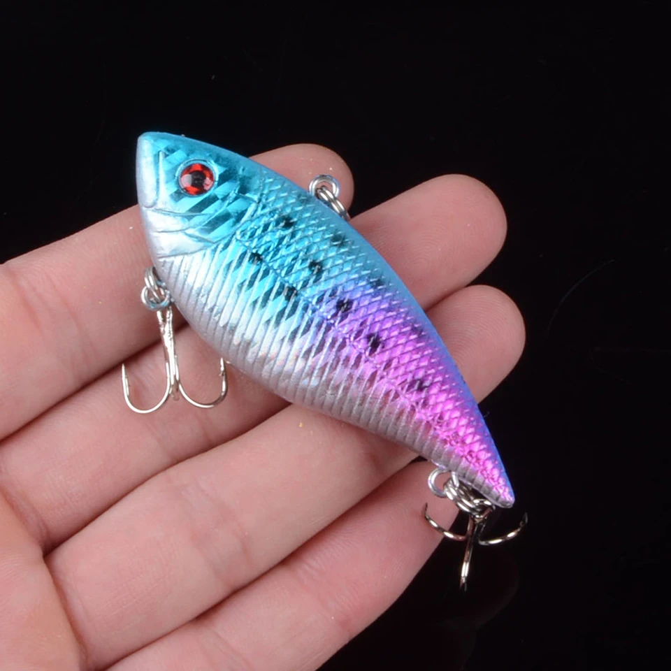 7 см 10,5 г Vib приманка жесткая пластиковая рыба искусственная приманка для рыбалки 3D глаза плавающая приманка воблеры рыболовная приманка - Цвет: B