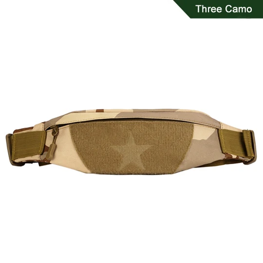 Cordura Мотоциклетная тактическая поясная сумка для отдыха на природе, походный ремень, карманный нейлоновый Камуфляжный военный поясной пакет, оборудование Militar - Цвет: Three Camo