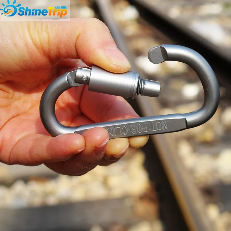 

Paracord Mini Aluminum Carabiner Snap Spring Clips Hook Keychain EDC Survival Outdoor Camping Travel Kits