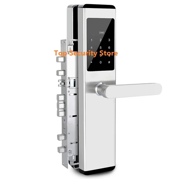 Bluetooth Electronic Keyless Code Door Lock Unlock With Code Smart Phone APP Mechanical Key-1-1