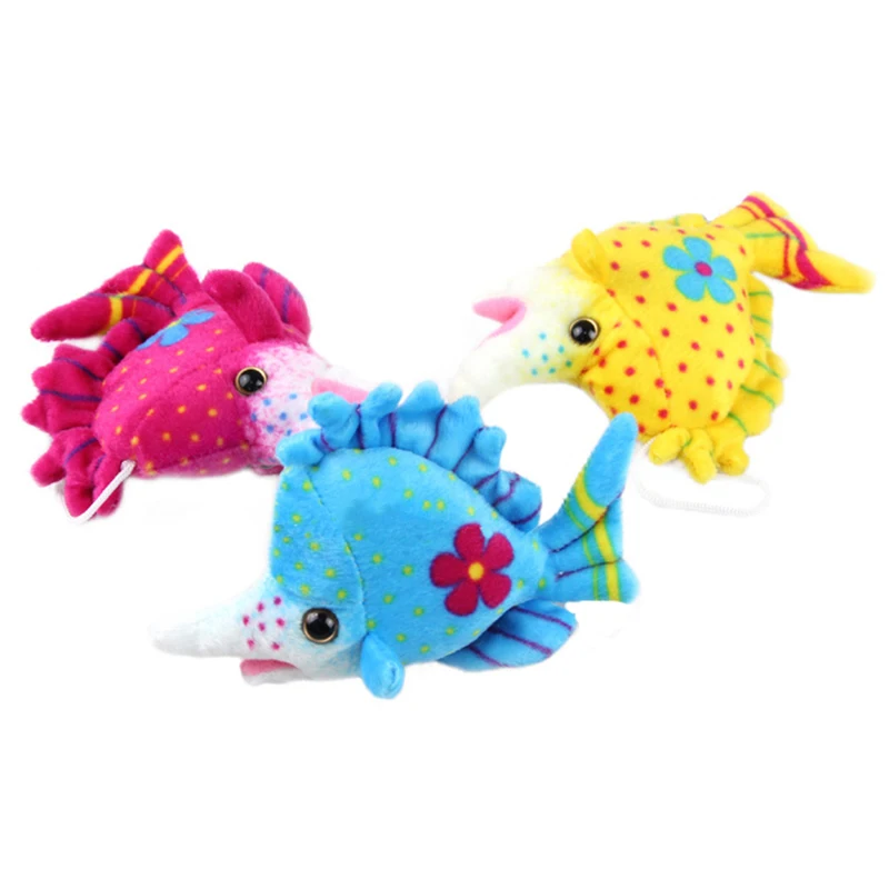 3 Pcs Plush Dolls Cartoon Tropical Fish Toys Pendant Decoration Cute