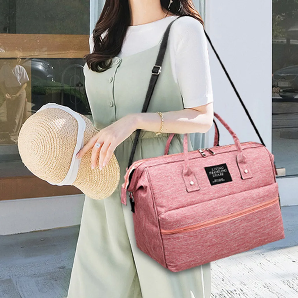 

Fashion lady women Bag Handbag solid color Oxford cloth large capacity Mummy crossbody bag Messenger bag handbag sac main femme