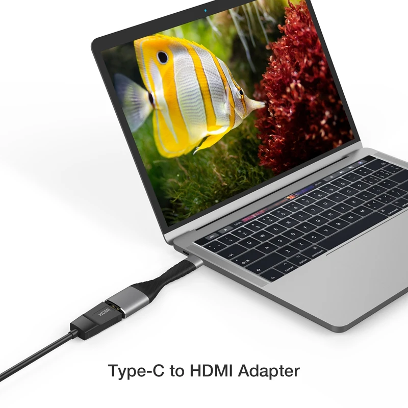 USB C к HDMI конвертер портативный Тип c папа Женский адаптер 4 30 Гц разрешение для Macbook