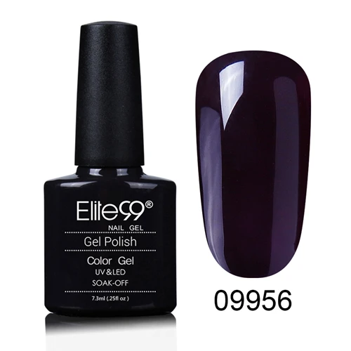 Elite99 7,3 мл замачиваемый лак для ногтей долговечный чистый цветной Гель-лак для ногтей, вылеченный УФ светодиодный Полупостоянный лак для ногтей - Цвет: 09956