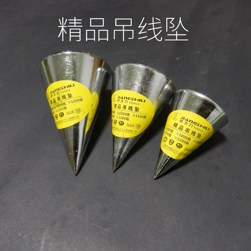 

Line cone V shape Pendant drop plumb bob Construction tools 500g 750g 1000g 1200g 1500g