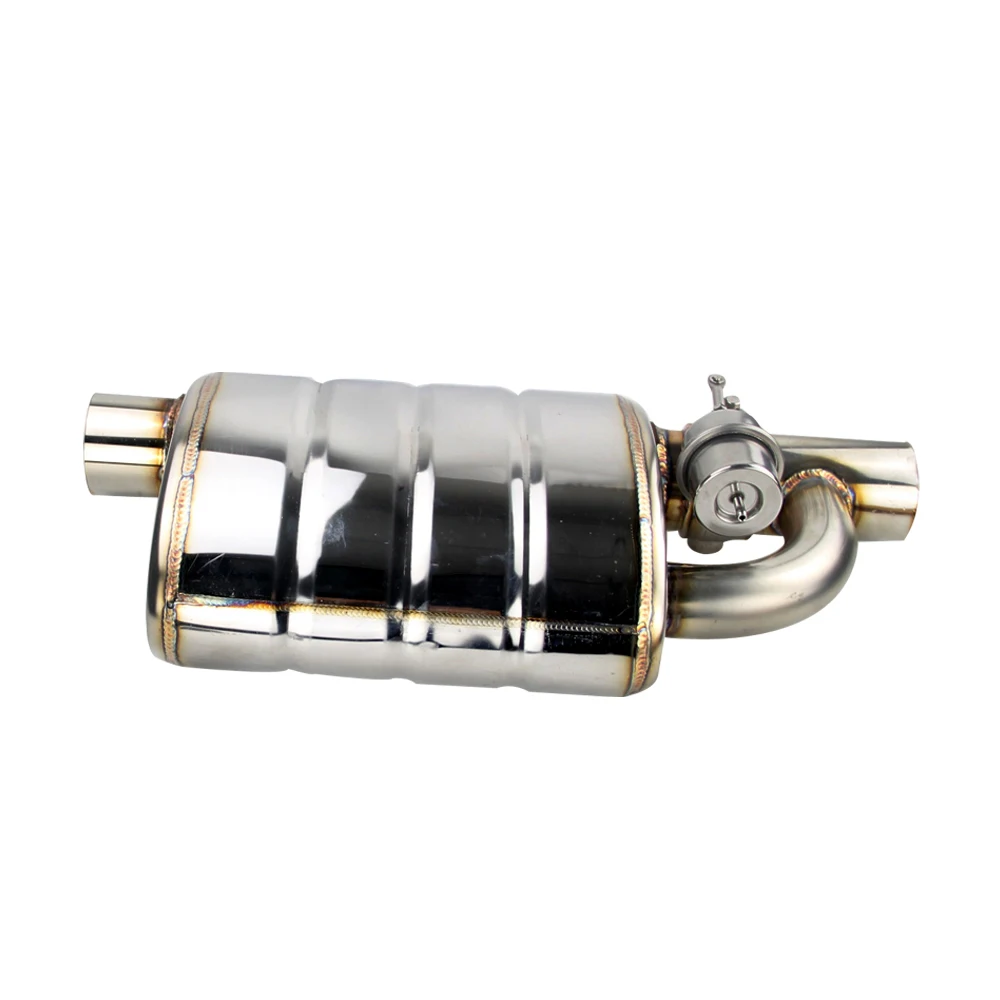 Нержавеющая сталь 2," или 3" Наклонный выпускной наконечник сварки на один глушитель выхлопной трубы с различными звуками/клапан сброса Выпускной вырез