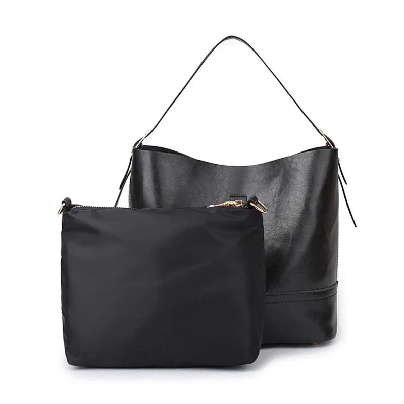 

Woman Bag PU Leather Handbag Fashion Composite Bag Set Popular Bucket Pack Women Shoulder Bag for Young Girl Messenger Bolsos