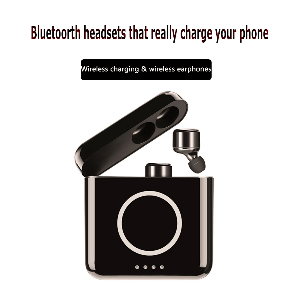 

X4T TWS Touch Control Sport HIFI Earbuds Headset Wireless Bluetooth 4.2 Stereo Earbuds charege 5200mah Mic for Iphone Android
