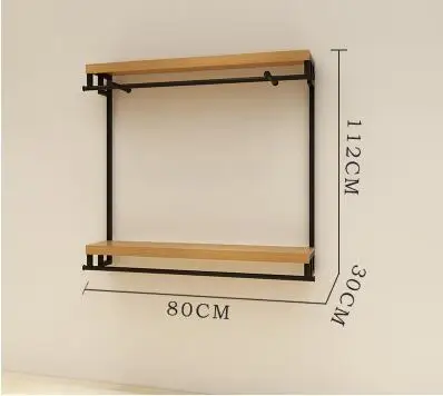 Полка для магазина, витрина, настенный составной шкаф, физический магазин, дизайн, магазин одежды, витрина, детская одежда