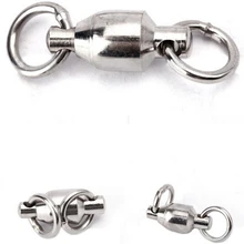 Высокое качество 30 шт.#2 шарикоподшипник рыболовный поворотный Вертлюг твердые кольца линии РАЗЪЕМЫ рыболовные аксессуары разъем