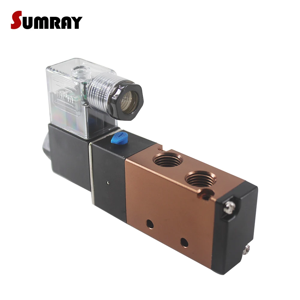 Электромагнитный клапан SUMRAY 4V310 10/4V410 15 5 позиций Пневматический электромагнитный